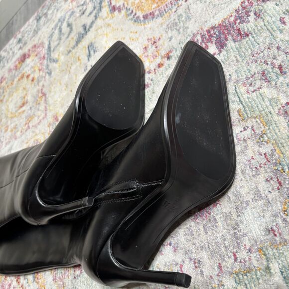 Zara Ludovic De Saint Leather Heel Boots - Picture 8 of 12